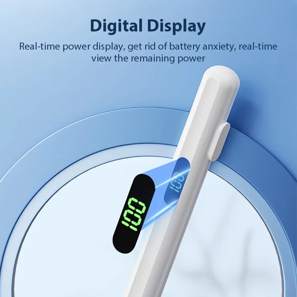 Touch Pen with Tilt Support Palm Rejection for iPad Pro Air Mini 10th 11th 2018-2026 USB-C Charging Stylus Drawing Pen