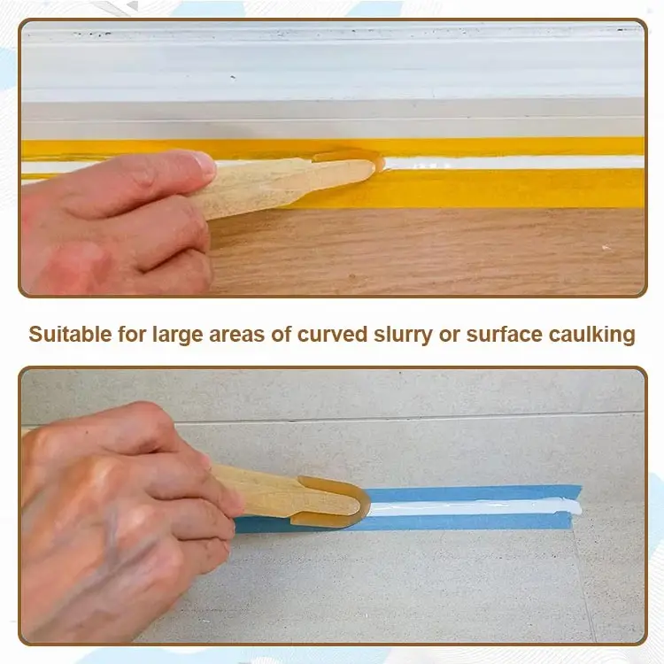 Rubber Caulking Tool Kit Joint Sealant Spreader Spatula Scraper for Tile Window Grout Edge Caulk Kitchen Construction Tools