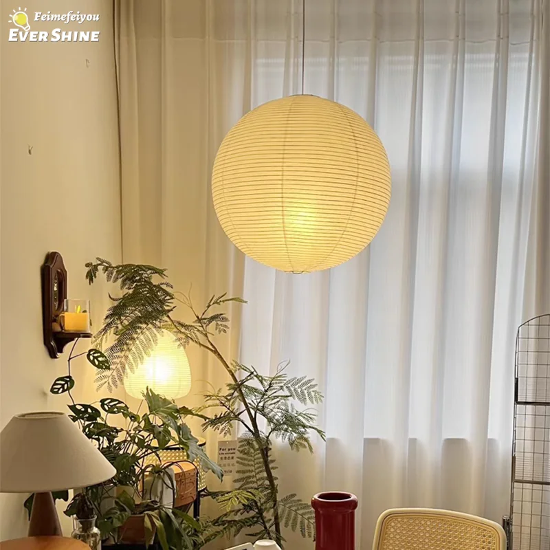 Lampa wisząca LED oświetlenie wewnętrzne Wabi-sabi lampy wiszące do sypialni Sofa dzienna stół do jadalni dekoracja wnętrz lampa wisząca