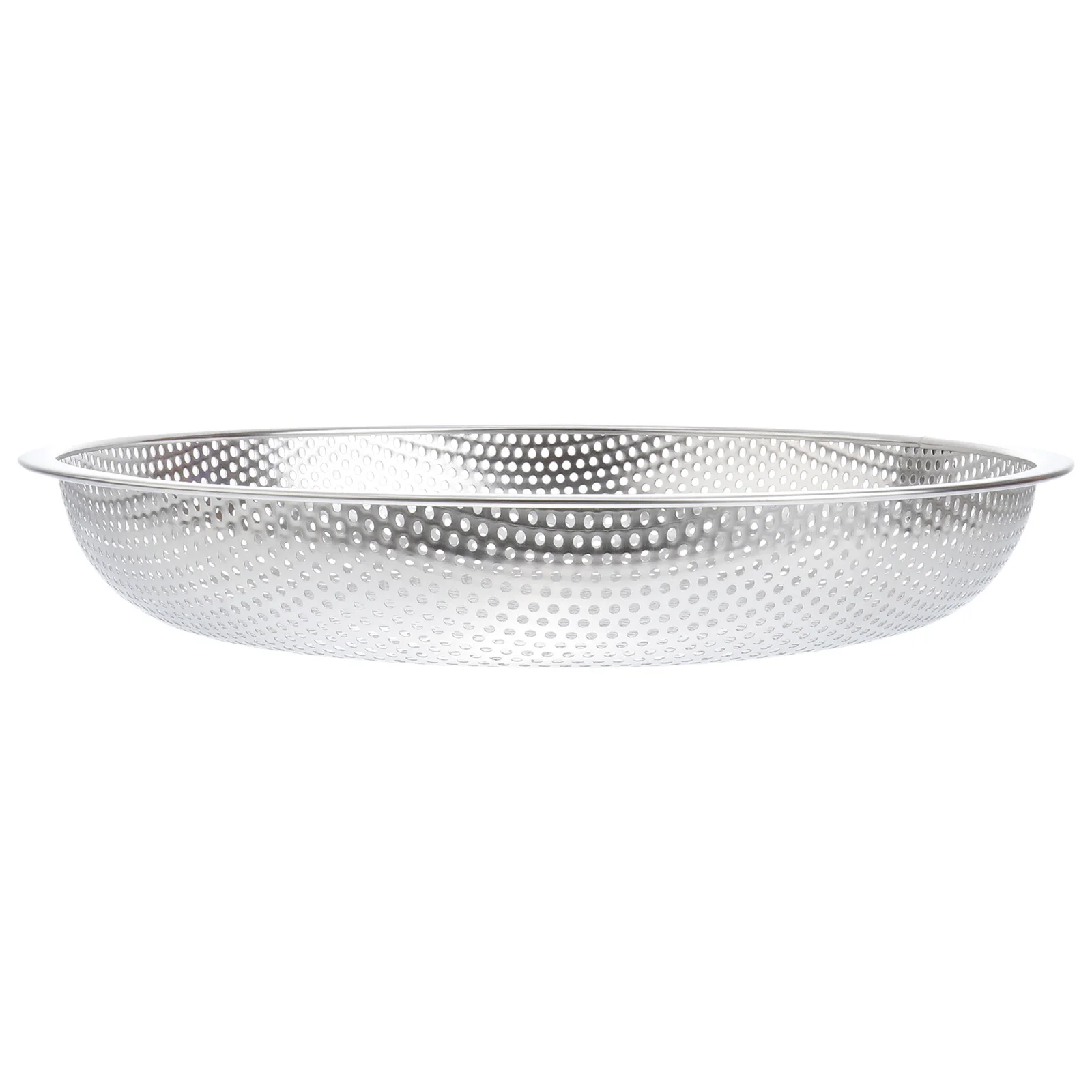 

1pc Stainless Steel Multifunctional Fruit Plate Draining Steaming Dish For Bun Steam Cooking Non-Slip Base Space Saving Easy