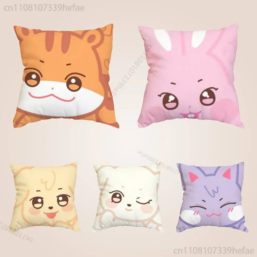 

Cute A-ANITEEZS-S Throw Pillow Case For 45x45cm,55x55cm,30x30cm For Home Bedroom Decoration And Protector