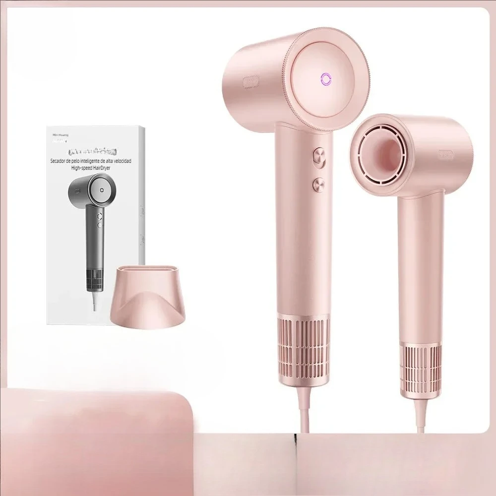 

High-Speed Electric Hair Dryer Machine Adjustable Temperature Professional Low Noise Fast Drying Anion Hair Care Blow Dryer