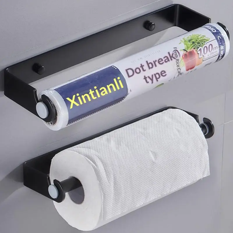 

Держатель для бумажных полотенец из космического алюминия, 1 шт., для установки под шкафом, для ванной комнаты, туалетной бумаги, самоклеящийся, органайзер для кухонных салфеток