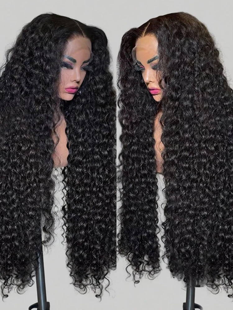 موجة عميقة HD 13x6 الدانتيل أمامي خصلات الشعر المستعار الإنسان 300% الكثافة 13x4 360 كامل المياه مجعد الباروكات شعر الإنسان الدانتيل الجبهة الباروكات للنساء