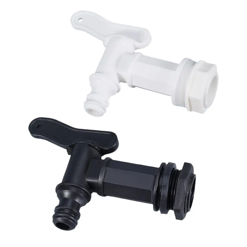 Water Butt Tap Adapter Home Garden Faucet Adapter Durable Plastic Faucet Garden Water Barrel Water Tank Spout Valve