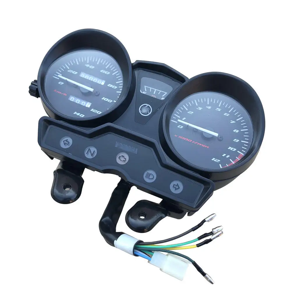 Motorcycle Tachometer for YAMAHA YBR125 Speedometer Meter Gauge Moto Tacho Instrument Clock No Gear Monitor