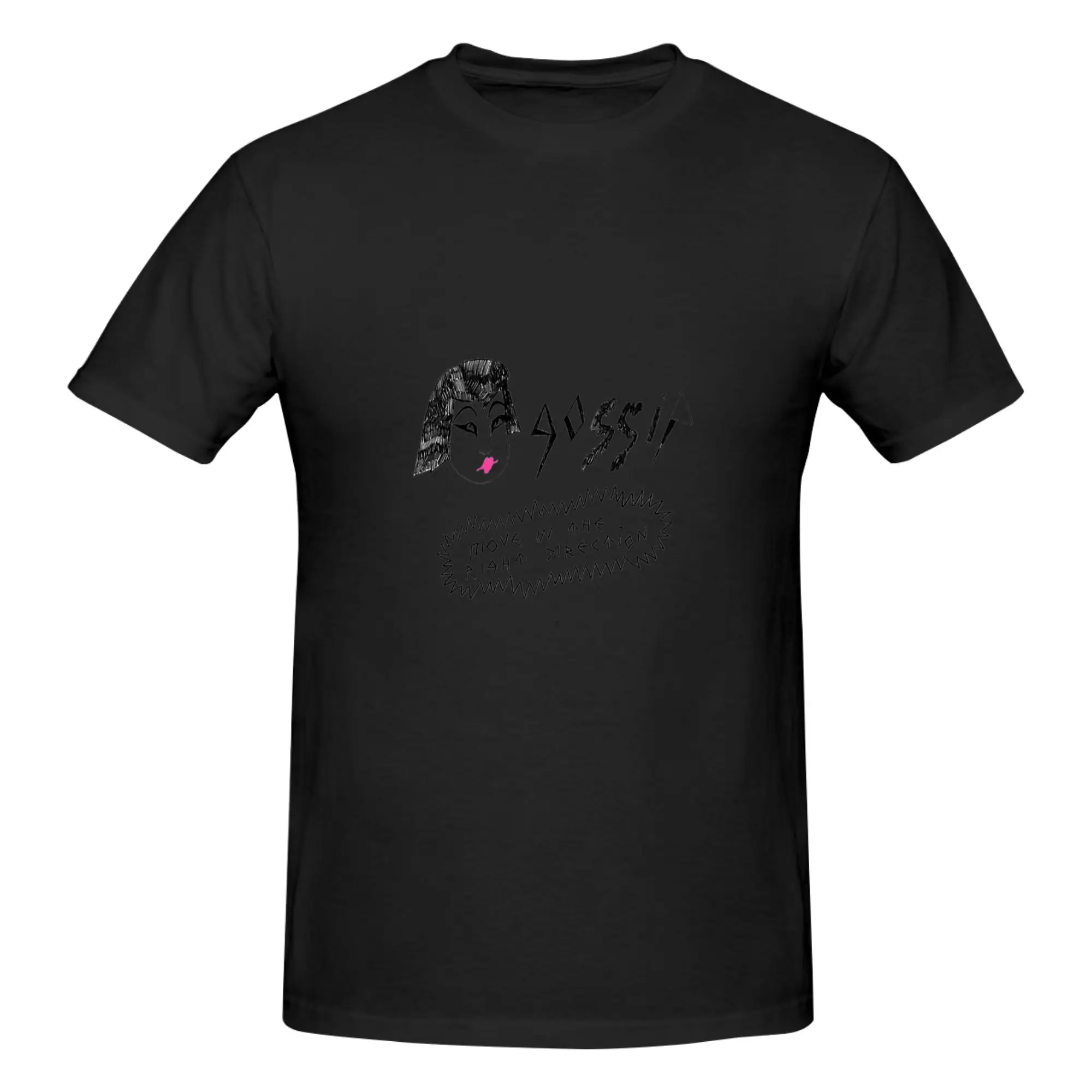 Funny Right Direction Essential Men's Printed T-Shirt Unisex T shirtTshirt