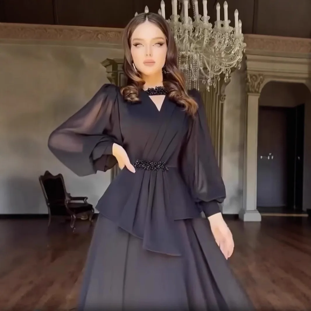 2025 Primavera A-line Gonna Set Hepburn Ruffle Francese Socialite Croce Gonna Lunga Boho 2025 Abito Estivo Abito Vestido Donna Festa