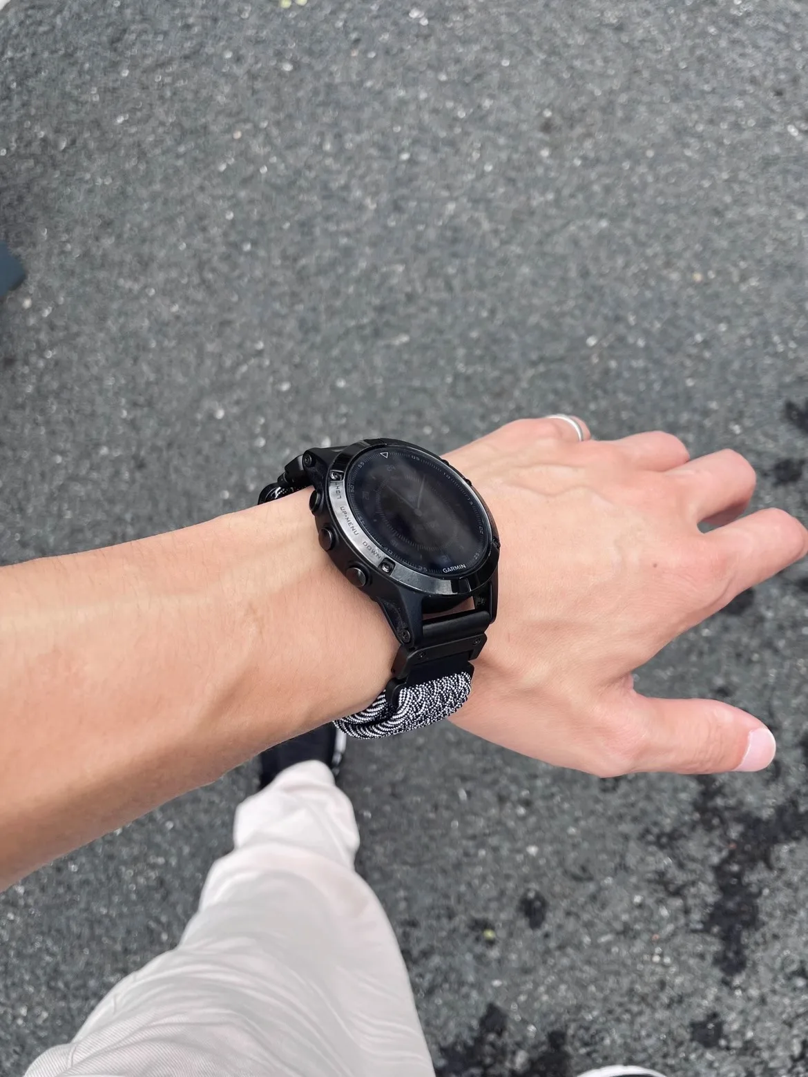 Kakestorm loop knitting is suitable for Garmin Fenix5 watch strap, Feinixi 6pro Thai iron time 7 magnetic knitted epix watchband