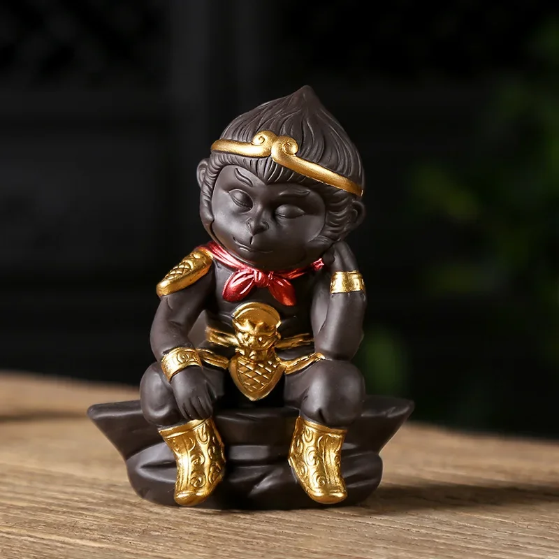 Tea Ornaments Great Sage Equal To Heaven Monkey Creative Ornaments Boutique Can Raise Kung Fu Tea Ceremony Clay Tea Pet