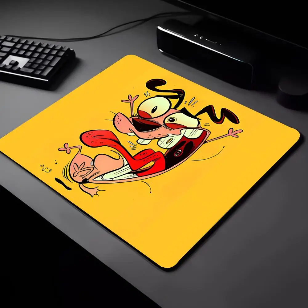 Courage the Cowardly Dog  Mouse Pad E-sports players mause pads Game Accessories Game Keyboard Pad Gamer Desktop Mat Deskmat Key