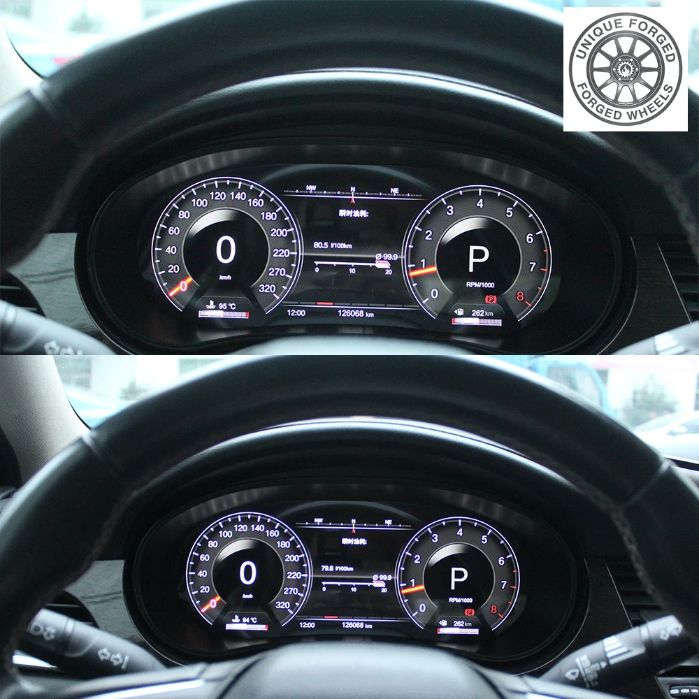 

Foforfor LCD Dashboard Speedometer for Buick Verone 2015-2022 LCD Instrument Panel LCD Odometer Virtual Digital Cluster Cockpit