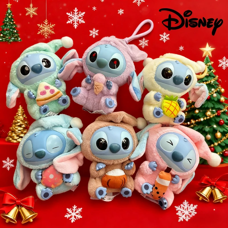 

Stitch Eat Something Before Sleep Series слепая коробка плюшевые виниловые игрушки милая кукла Labu V3 Mystery Box сумка подвеска Рождественский подарок