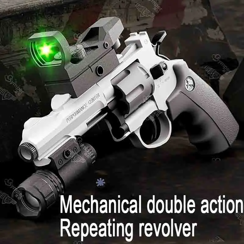 Children's New Year's Gift Magnum Zp-5 Revolver Model Projectile Soft Bullet Toy Pistol Boy Outdoor Shooting Pistol