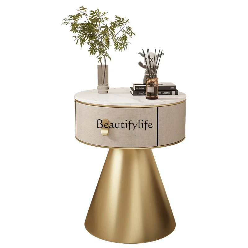 

ls 42Modern simple bedside table Bedroom Nordic light luxury high-end bedside drawer cabinet