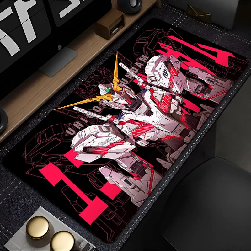 100x50 Gaming Mousepad M-Mechanical W-Warrior G-Gundam Large Mouse Pad Keyboard Accessories Office Table Mat Pc Game Cabinet Pad