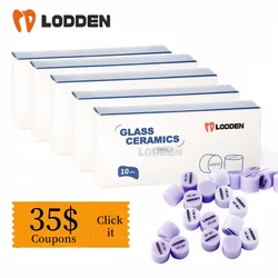 50PCS Dental Purple Press Ingots Lithium Disilicate Tablet Dental Lab Blocks 30/10PCS for Veneer immediate restoration Materials
