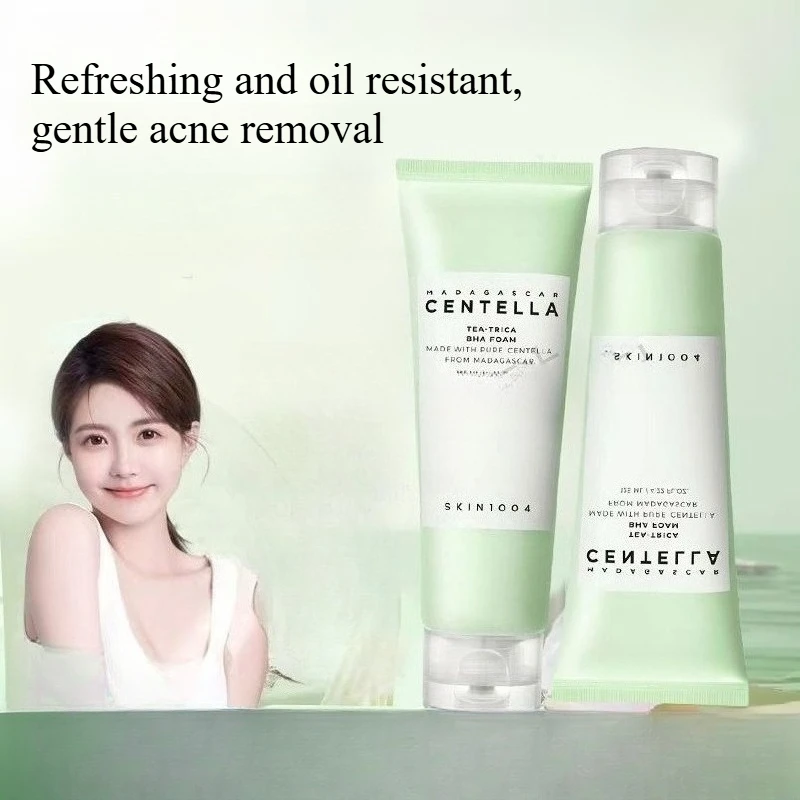 SKIN 1004 Centella Poringening Schiuma detergente profonda Controllo olio Sbiancamento Antiossidante Detergente idratante viso per punti neri