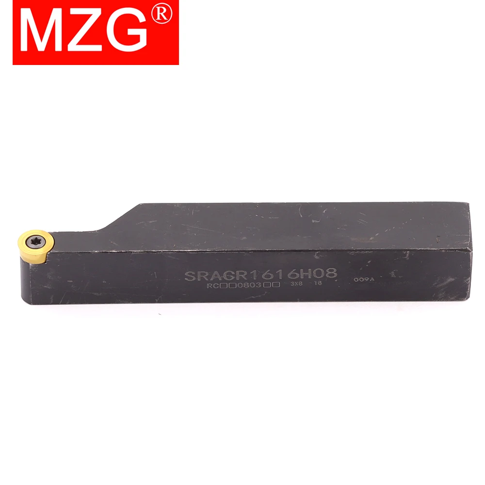 MZG 20mm 25mm SRACR 20 16 CNC RCMT Carbide Inserts Turning Arbor Lathe Cutter Bar External Boring Tool Clamped Steel Toolholder