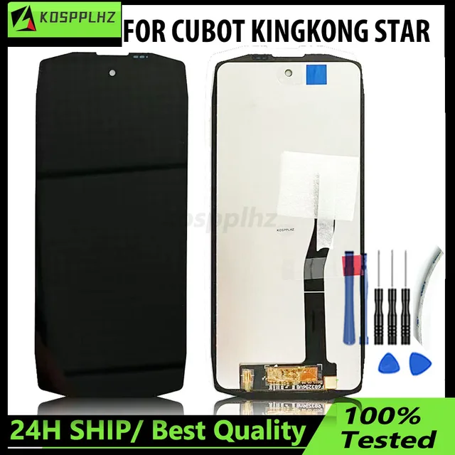 100% Test dla Cubot KingKong Star 5G LCD i ekran dotykowy Digitizer moduł ekranu wyświetlacza naprawa części zamienne