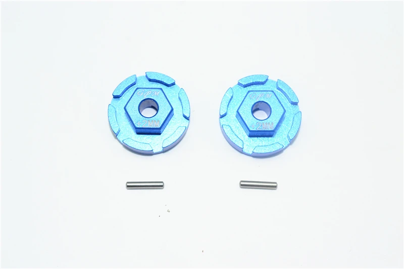 GPM Alloy Hex Adapter (+2mm) For TRAXXAS 1/10 Rustler 4X4 VXL-67076-4