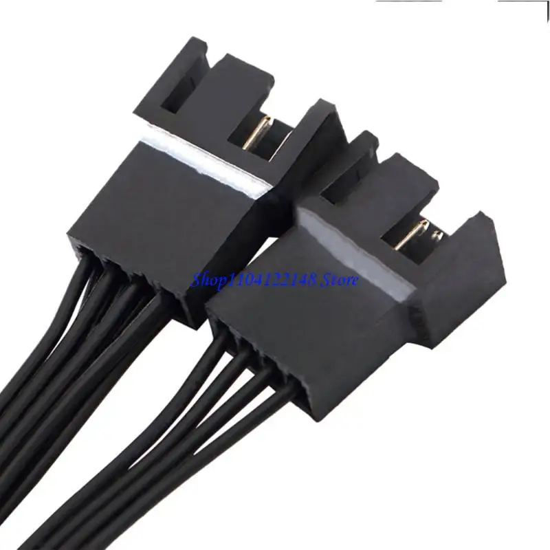 

P9FA 4Pin Pwms Fan Splitter Cable Supports 3pcs 3pin/4pin Fan for PC Motherboards