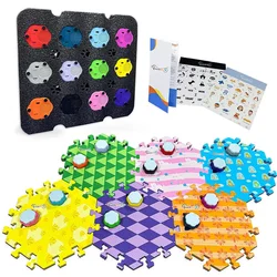 Pet Voice Button Dog Communication Squeak Buttons Training Dogs Cats Language Trainings Small Size Pad Sticker