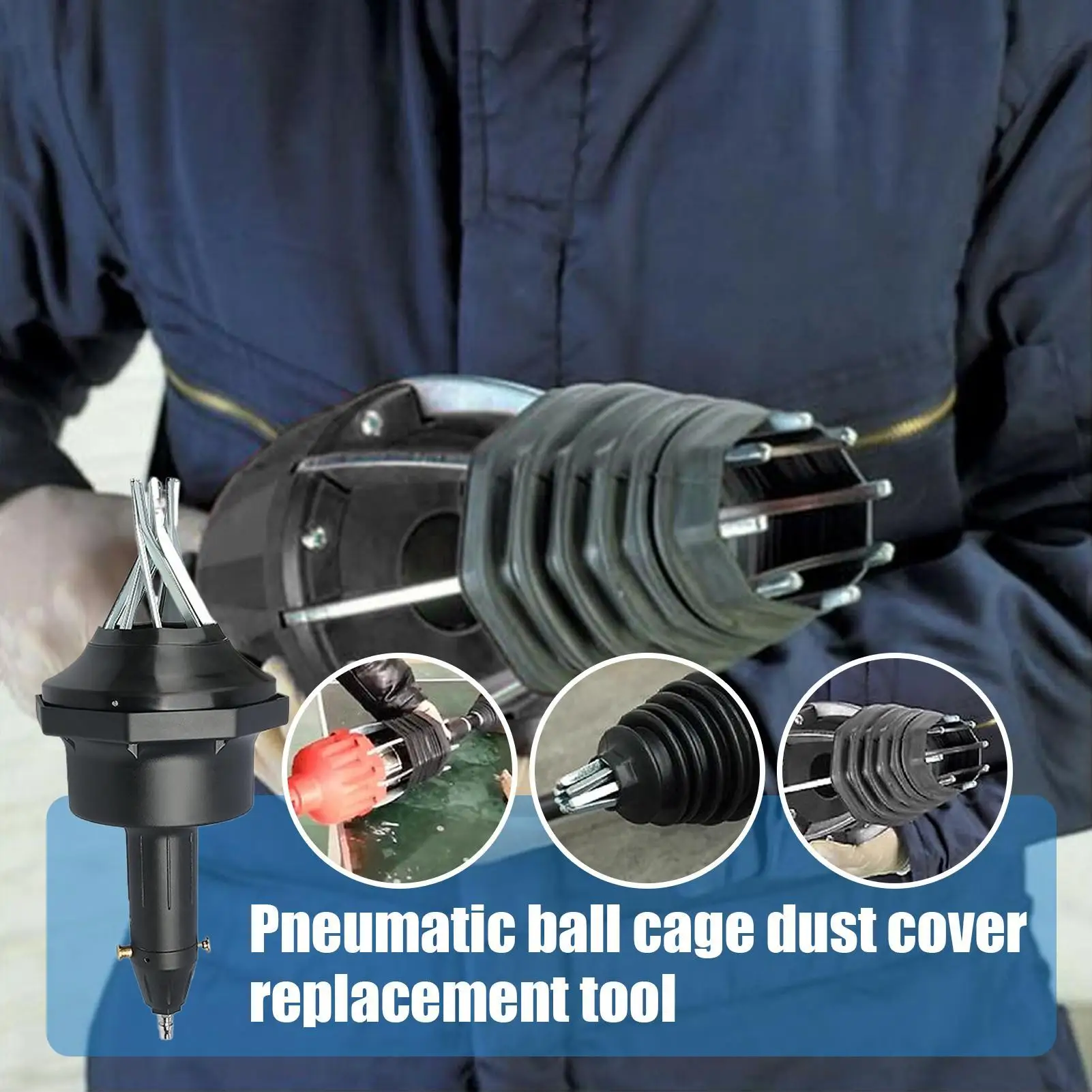 Инструмент для расширения багажника CV, противоскользящая шаровая клетка, устройство для удаления установки, пневматический инструмент для установки багажника шРУСа, сменный инструмент