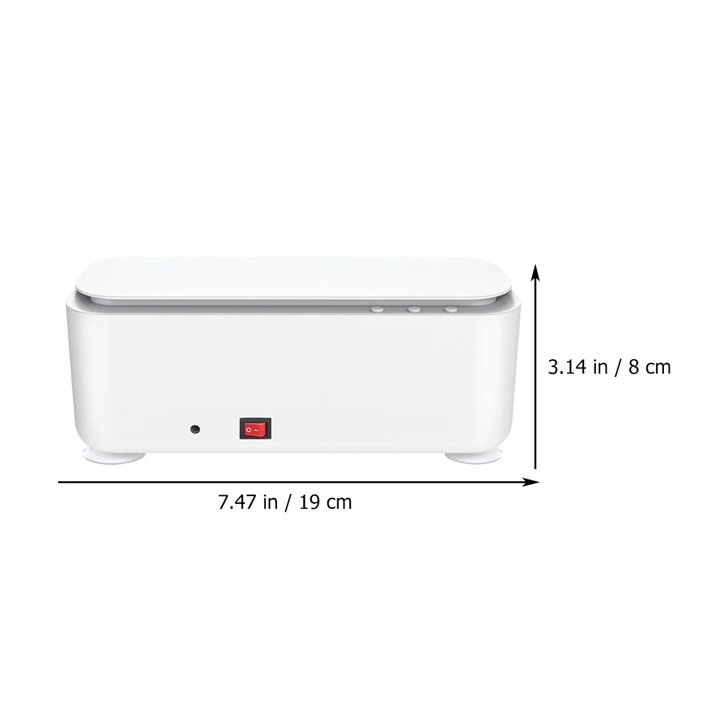 Ultrasonic Cleaning Machine Portable Cleaner Retainer Steam Jewelry Glasses Jewellery Abs Washing