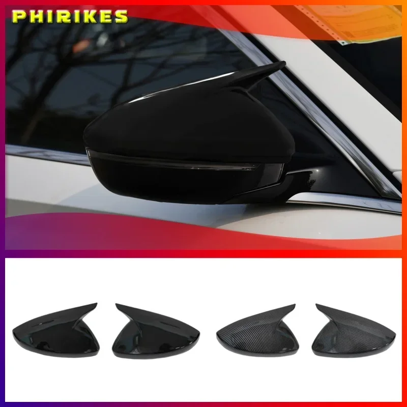 

For Peugeot 208 308 408 508 307 308 2008 4008 5008 2013-2023 Carbon Fiber M Look Rear Mirror Cap Car Accessories