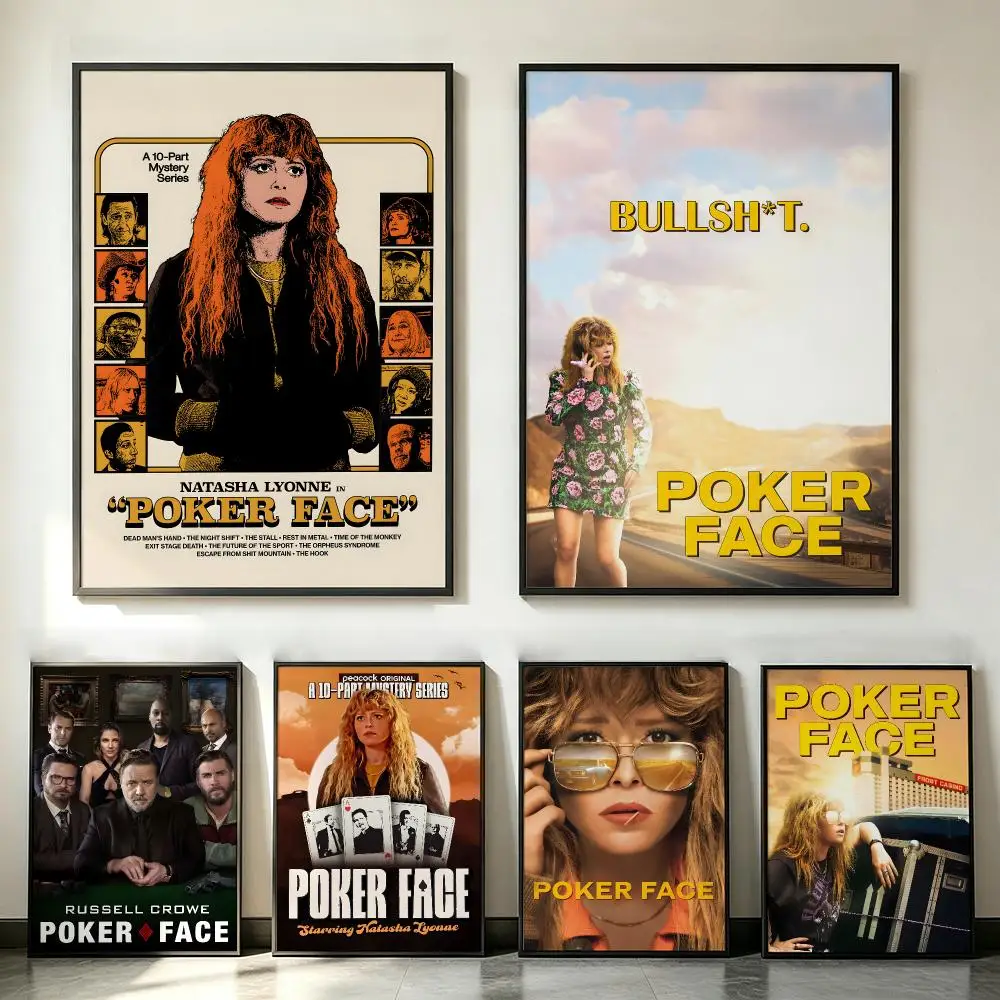 series Poker Face Poster Poster HD Trendy SelfAdhesive Wall Art Print For Living Room Bedroom Dorm Office Home Gift
