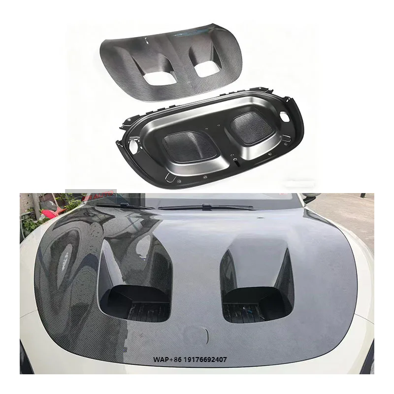 

New for SU7 Ultra Dry Carbon Fiber Perforated Hood and Engine Hood with Bolts-Bolt-On