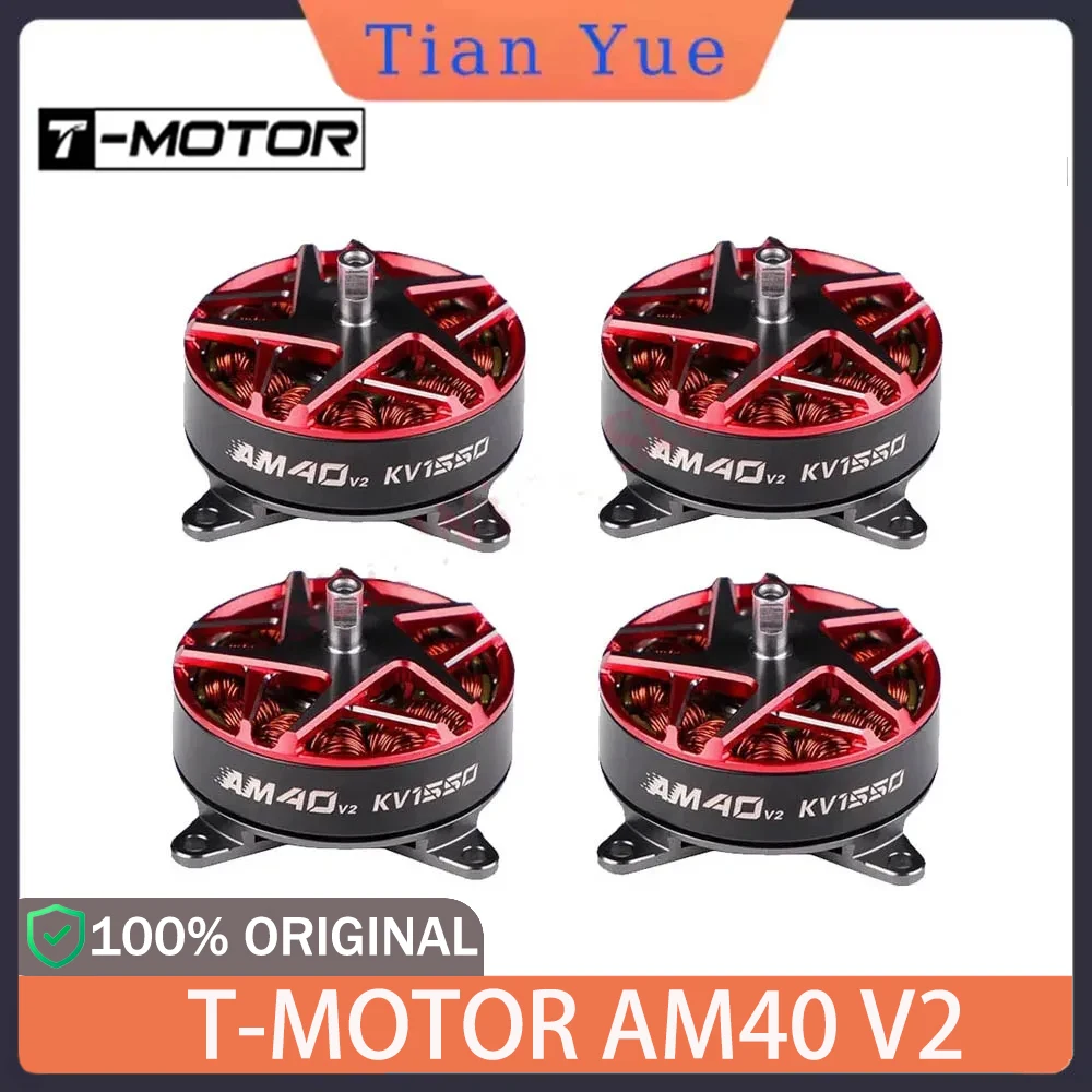 

T-MOTOR AM40 V2 Brushless Motor 1550/1880KV 2-3S Replacement Part for F3P 3D/4D RC Fixed-Wing Aircraft