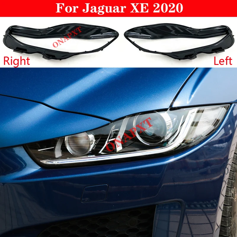 

Auto Light Caps For Jaguar XE 2020 Car Headlight Cover Transparent Lampshade Lamp Case Glass Lens Shell