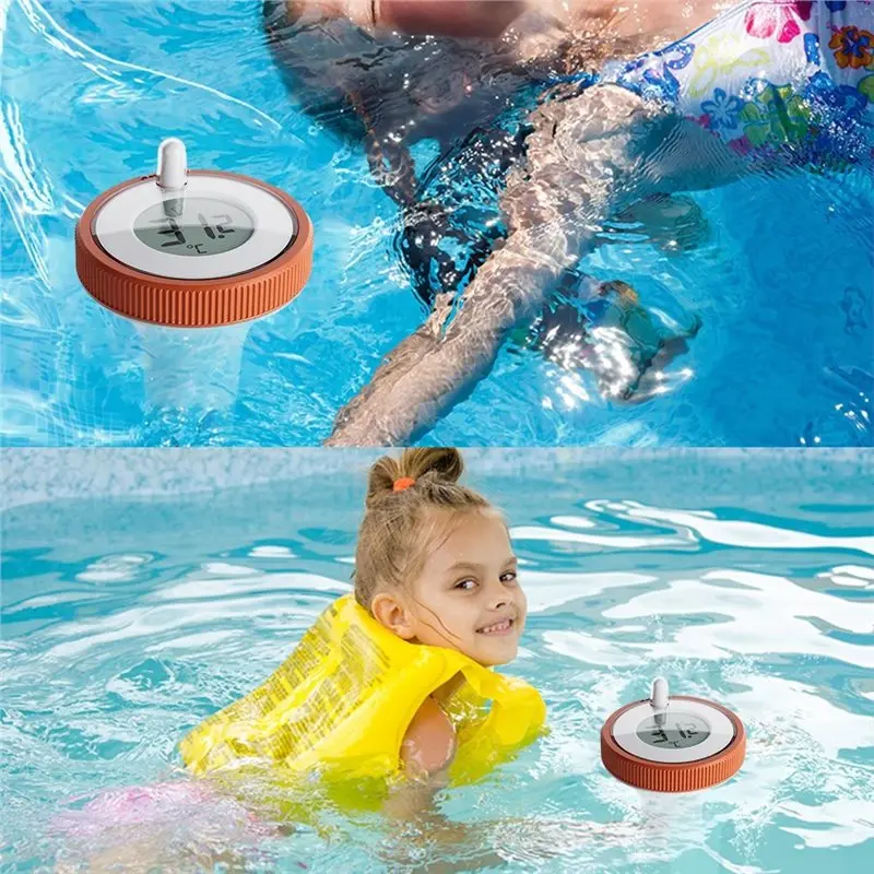 Highly Recommended Pool Water Thermometer Wireless Floating Thermometers For Swimming Pool Bathrooms Aquarium With Clock For Ind