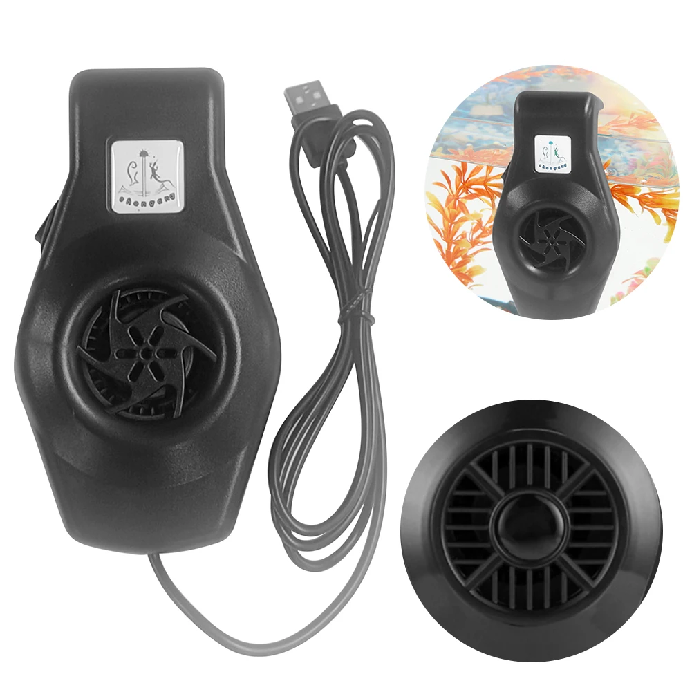 Mini Aquarium Chiller with USB Cable Quiet Aquarium Cooler with Speed Controller Suitable for Freshwater Saltwater Tanks