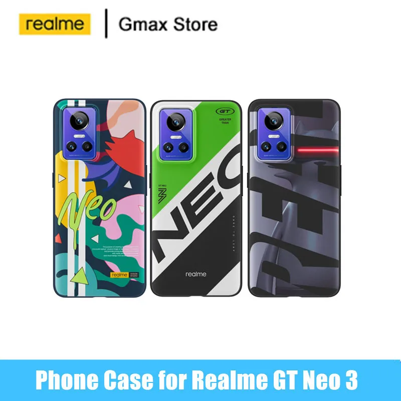 Realme GT Neo 3 Case Shockproof Soft Phone Protection Cover Silicone Original Phone Case for Realme GT Neo 3 Protection Case