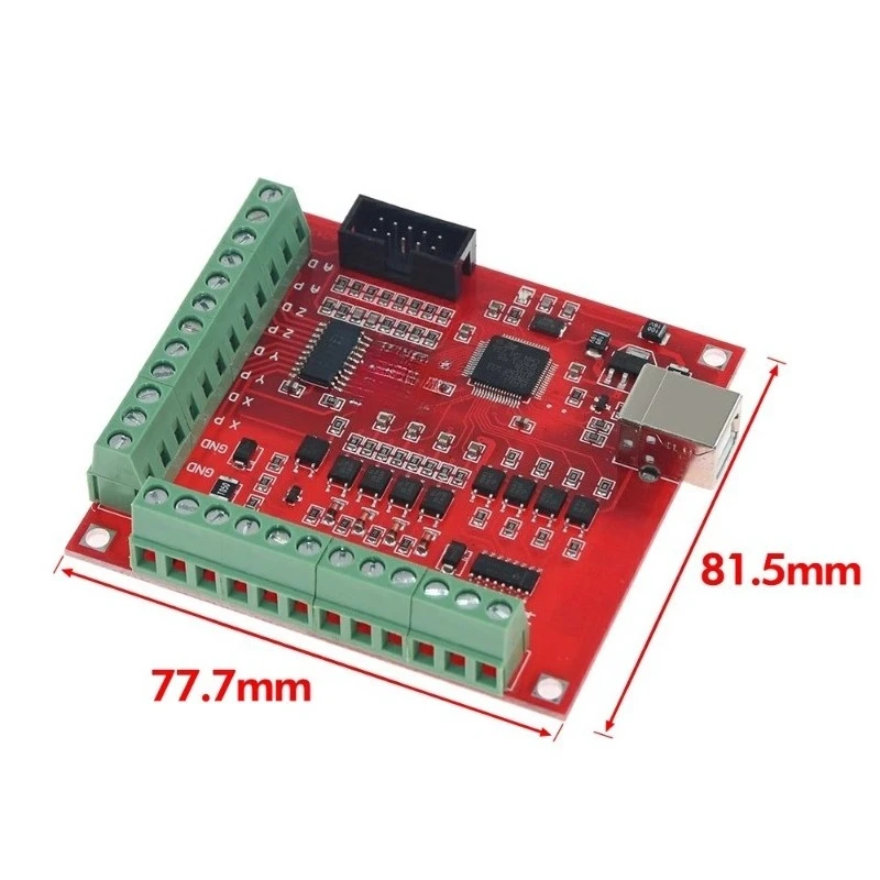 USB MACH3 100Khz Breakout Board 4 Axis Interface Driver Motion Controller