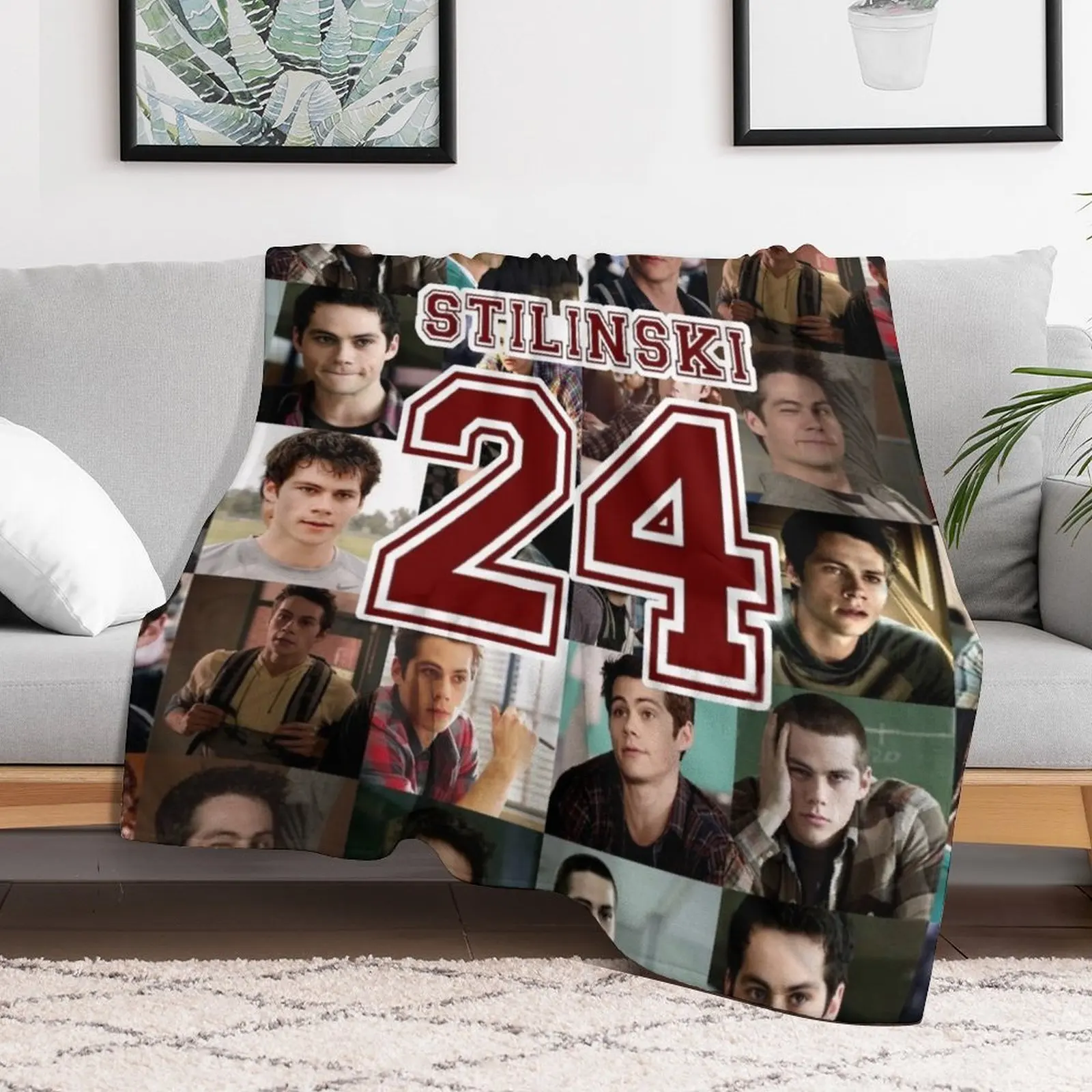 Stilinski 24 Throw Blanket For Sofa Thin Warm Blankets