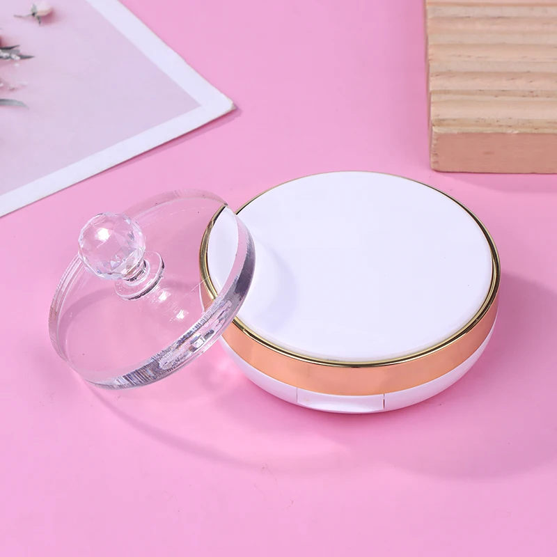 علبة تسليط الضوء على المكياج الفارغة، صندوق حاوية مدمج لأحمر الخدود، عينة قابلة لإعادة الملء، لوحات عبوات صغيرة محمولة للسفر