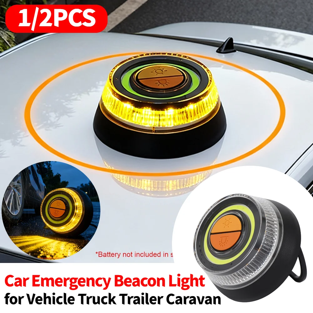 

V16 Car Emergency Beacon Light Roof Warning Light Magnetic Adsorption Strobe Flashing Lamp Night Safety Signal Lamp