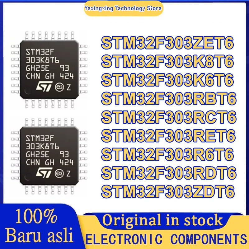 

5P STM32F303ZET6 STM32F303ZDT6 STM32F303K8T6 STM32F303K6T6 STM32F303RBT6 STM32F303RCT6 STM32F303RET6 STM32F303R6T6 STM32F303RDT6