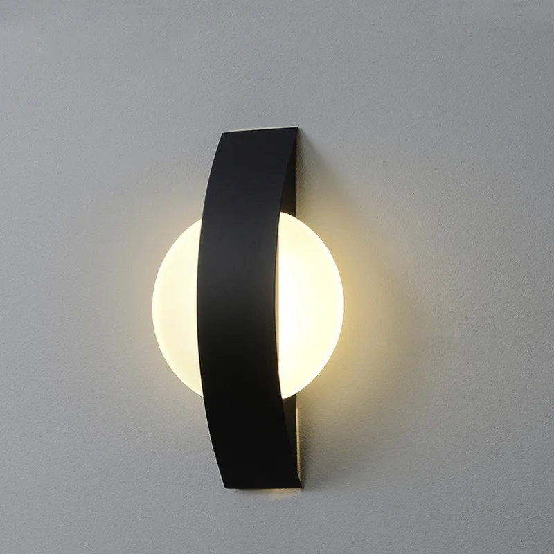 Modern Simple LED Wall Light Living Room Bedroom Bedside Wall Lamp Indoor Stair Lighting Round/Square Home Decorative Fixture