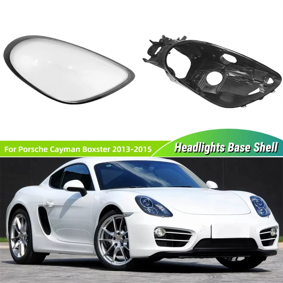 

Для Porsche Cayman Boxster 2013 2014 2015, автоаксессуар, автомобильная база, корпус фары, держатель лампы, крышка фары
