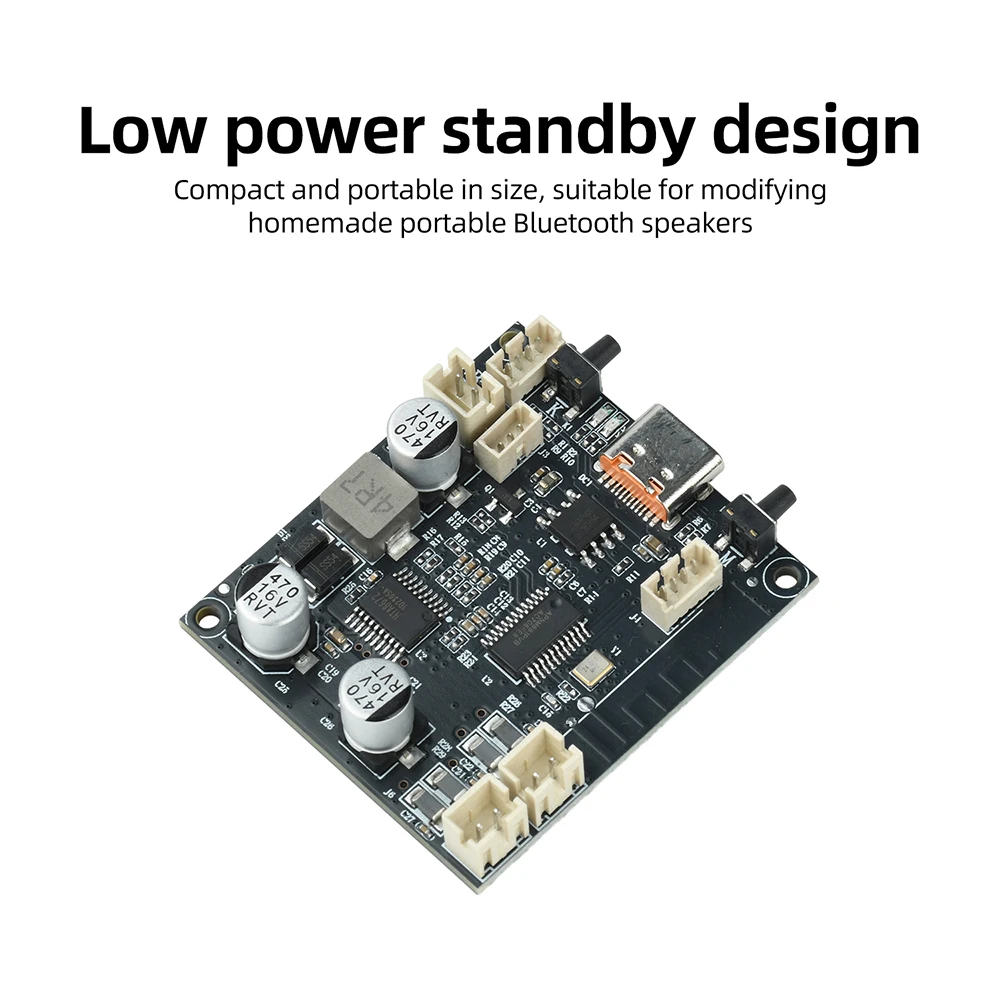 DC5V/3.7V TWS Verst￤rkerboard Dual Channel Hi-Fi Audio Power Amplifier Wireless Stereo Electronic Kit – Detail 3