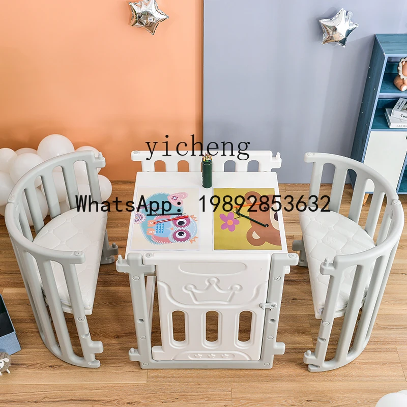 Cama de bebê AG com costura de cama multifuncional com ajuste de altura móvel