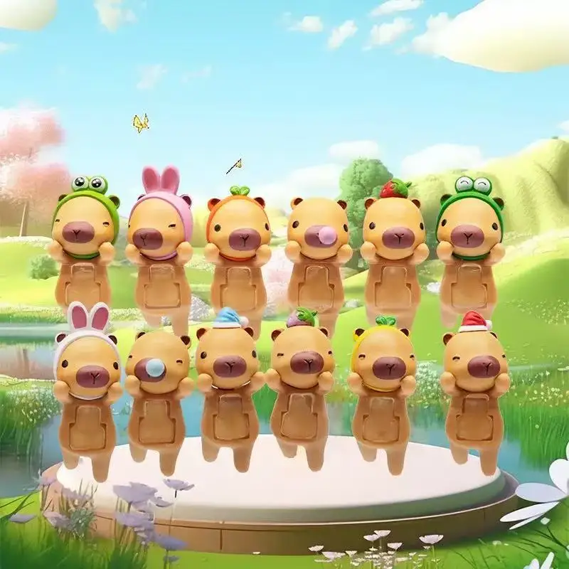 

Аксессуары серии Sonny Angel Capybara, аксессуары для модных игр, мини-персонажи аниме, детский подарок на Рождество и день рождения