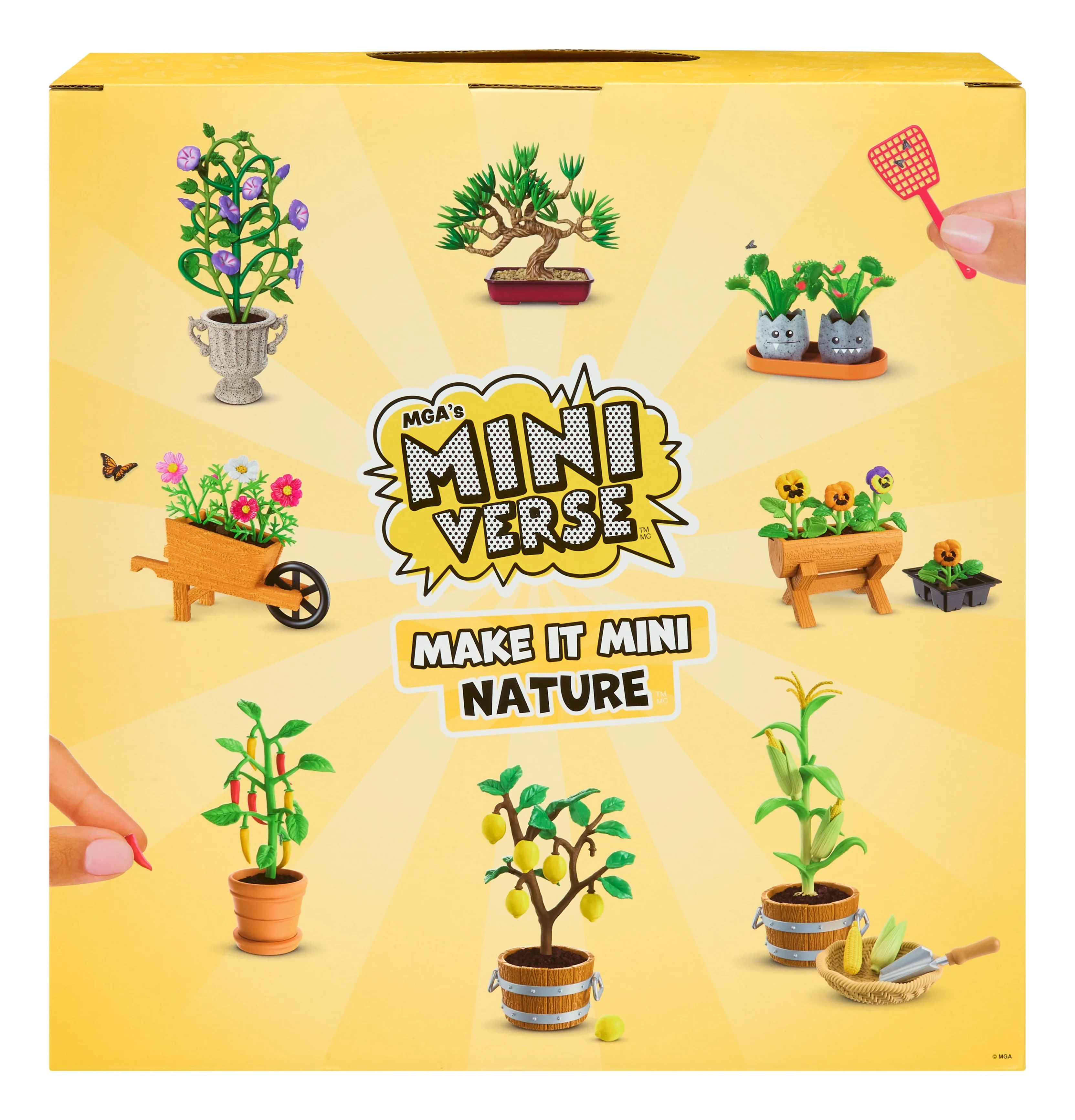 

MGA New Genuine Miniverse Greenery Series 3 Mini Nature Micro Mini Potted Plant Model Blind Box Trendy Toy Mini Verse Gift Toy