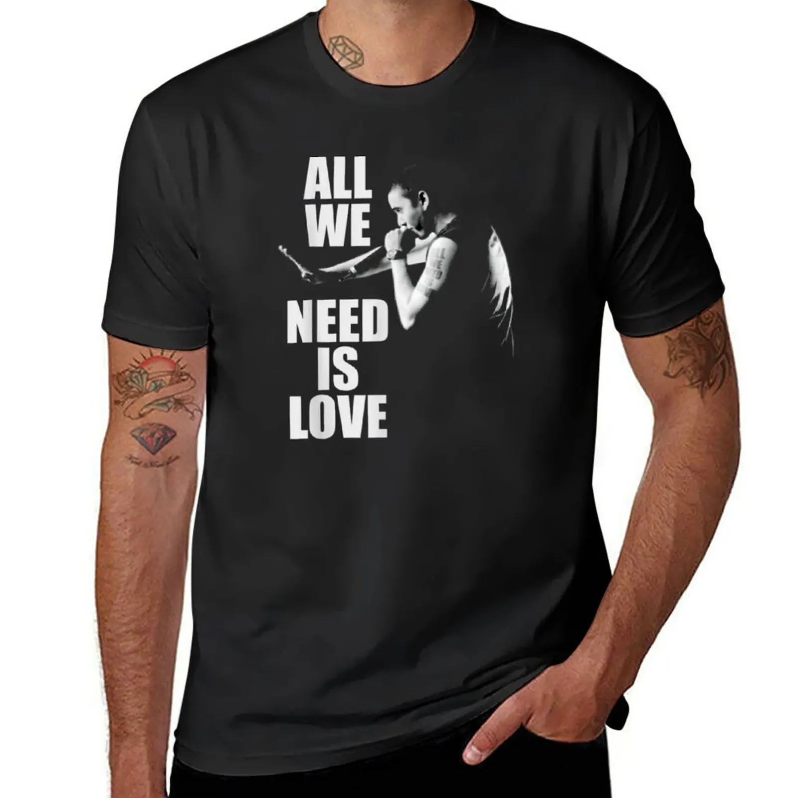 

New Canserbero All We Need is Love T-Shirt quick drying t-shirt blank t shirts T-shirts for men cotton