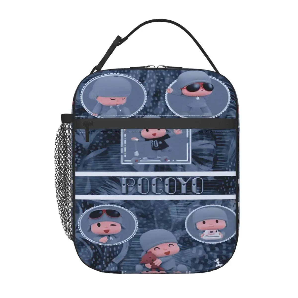

Pocoyos Kids Cartoon Insulated Lunch Bags Food Container Portable Thermal Cooler Lunch Boxes For School Office
